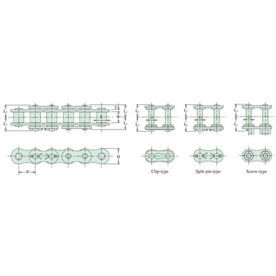 200BO Hitachi Inspire SBR - O-ring łańcuch rolkowy