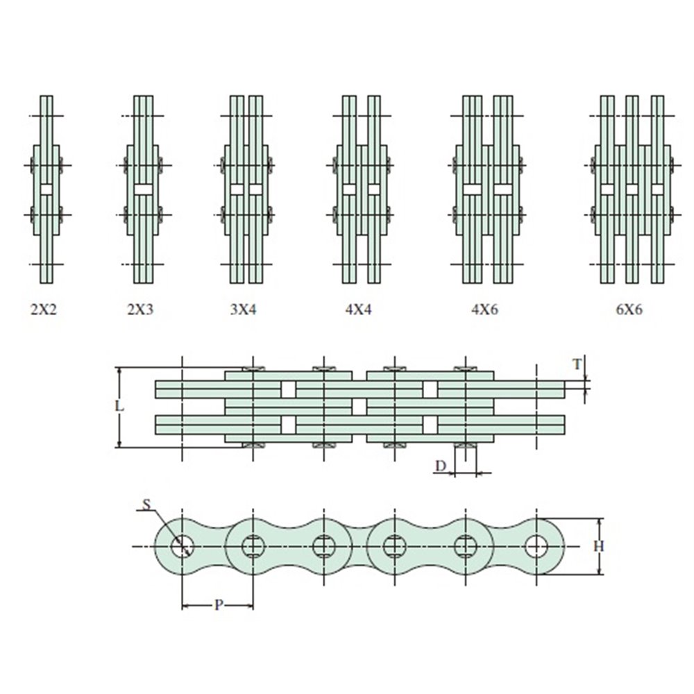 AL1022 Hitachi łańcuch płytkowy