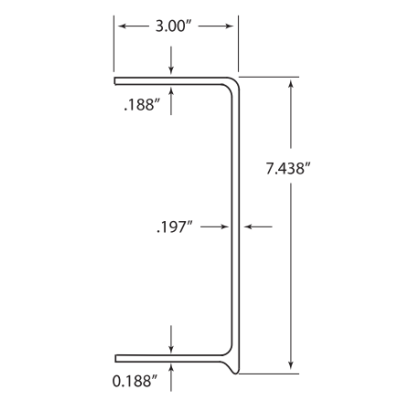 Fiberglass Flight - HIGH STRENGHT FLIGHT - HSTD177 (ONLY)